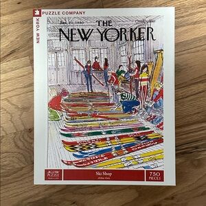 New York Puzzle Company- Ski Shop 750 piece Puzzle  *New in box